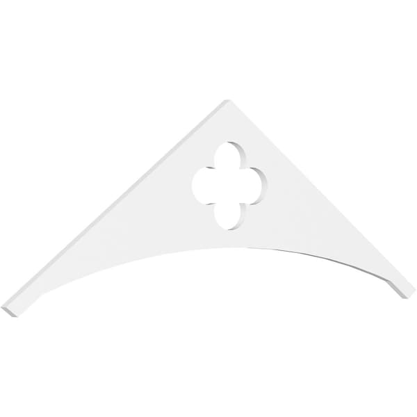 Ekena Millwork Pitch Turner Architectural Grade PVC Gable Pediment, 72"W x 24"H x 1"P (8/12) GPP072X024X100TUR - main